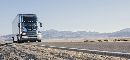 mac truck desert