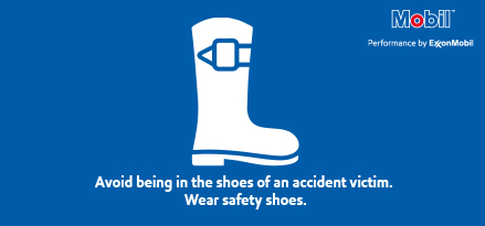 Safety shoes info graphic