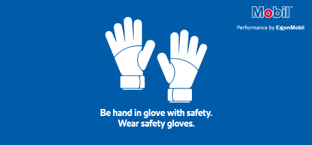 Safety gloves info graphic